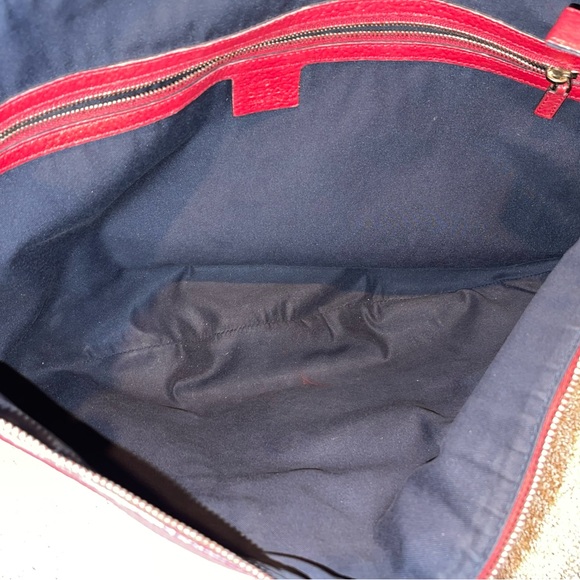 RARE XL GUCCI BLONDIE BAG! HUGE GG. TOM FORD ERA. RED. IMPOSSIBLE TO FIND! WOW!! - Picture 6 of 9